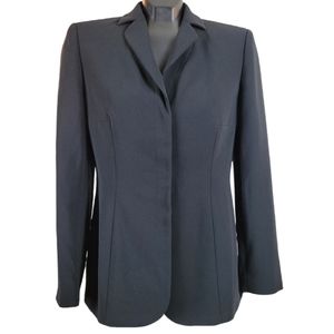 ANN TAYLOR Black Buttoned Suit BlazerJacket Size 2